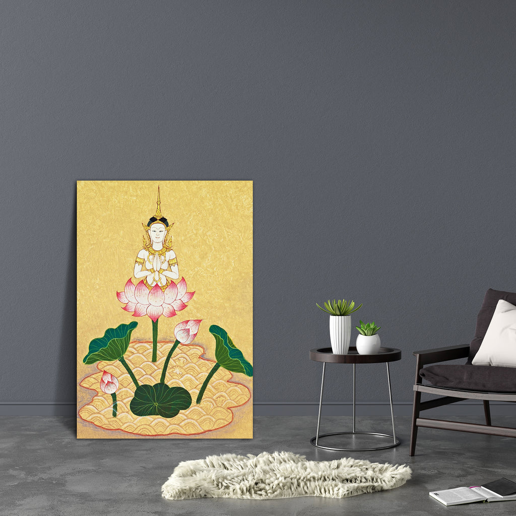 Goddesses In Buddhism Canvas Painting Synthetic Frame-Paintings MDF Framing-AFF_FR-IC 5001094 IC 5001094, Art and Paintings, Asian, Buddhism, Culture, Drawing, Ethnic, God Buddha, Paintings, Patterns, People, Photography, Religion, Religious, Signs, Signs and Symbols, Spiritual, Symbols, Traditional, Tribal, World Culture, goddesses, in, canvas, painting, synthetic, frame, art, asia, ayuthaya, background, believe, buddha, color, contemporary, decoration, design, faith, goddess, greet, lotus, meditation, ori