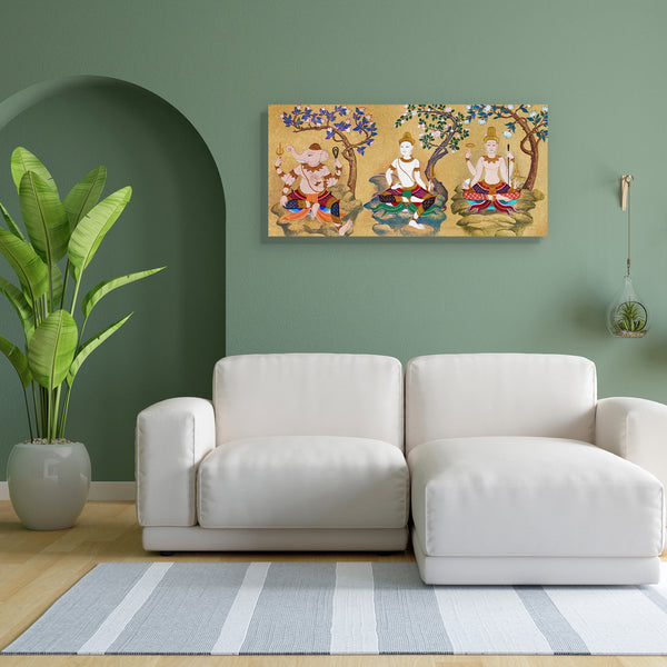 Hindu God Thai Style Bangkok, Thailand Canvas Painting Synthetic Frame-Paintings MDF Framing-AFF_FR-IC 5001095 IC 5001095, Abstract Expressionism, Abstracts, Ancient, Art and Paintings, Asian, Buddhism, Chinese, Collages, Culture, Ethnic, God Buddha, God Ganesh, God Shiv, Hinduism, Historical, Indian, Japanese, Medieval, Paintings, People, Photography, Religion, Religious, Semi Abstract, Signs and Symbols, Spiritual, Symbols, Traditional, Tribal, Vintage, World Culture, hindu, god, thai, style, bangkok, tha