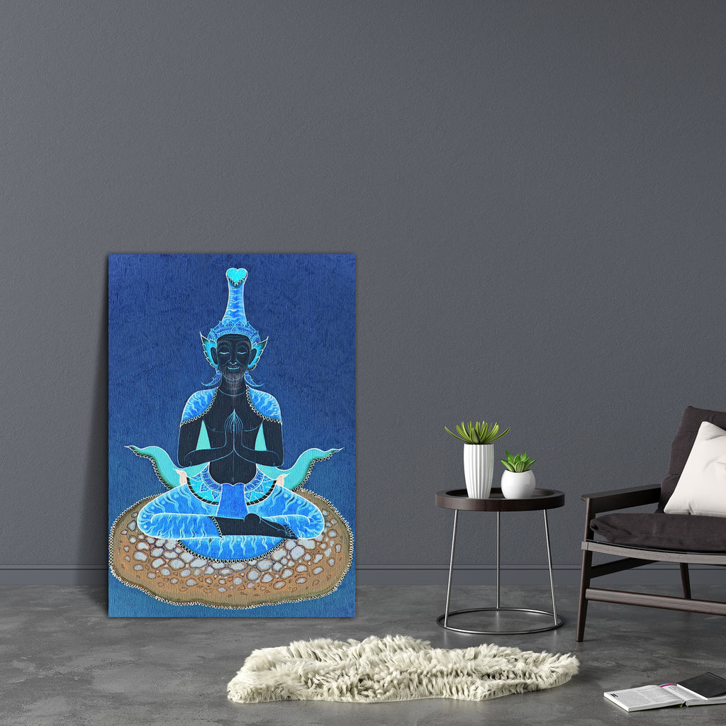 Hermit Canvas Painting Synthetic Frame-Paintings MDF Framing-AFF_FR-IC 5001096 IC 5001096, Ancient, Architecture, Art and Paintings, Asian, Black and White, Buddhism, Culture, Ethnic, God Buddha, Historical, Individuals, Medieval, Patterns, People, Photography, Portraits, Religion, Religious, Spiritual, Traditional, Tribal, Vintage, White, World Culture, hermit, canvas, painting, synthetic, frame, antique, art, ascetic, asia, background, beautiful, buddha, buddhist, calm, cut, decoration, east, faith, gold,