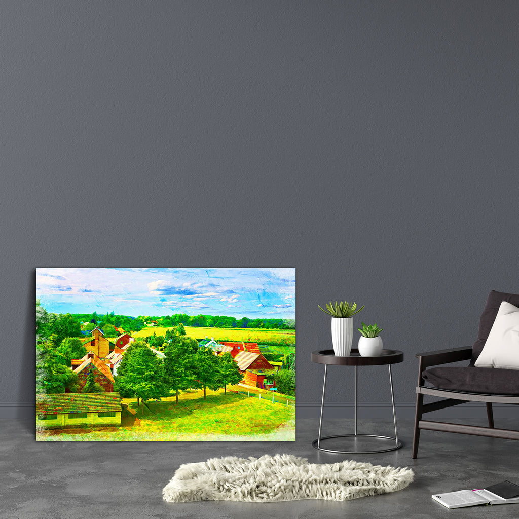 Landscape Of Dutch Countryside Canvas Painting Synthetic Frame-Paintings MDF Framing-AFF_FR-IC 5001112 IC 5001112, Architecture, Art and Paintings, Culture, Ethnic, Illustrations, Landscapes, Nature, Paintings, Rural, Scenic, Traditional, Tribal, Wooden, World Culture, landscape, of, dutch, countryside, canvas, painting, synthetic, frame, agrarian, agricultural, agriculture, art, building, built, color, district, europe, exterior, fields, green, holland, horizontal, house, idyllic, illustration, land, lawn,