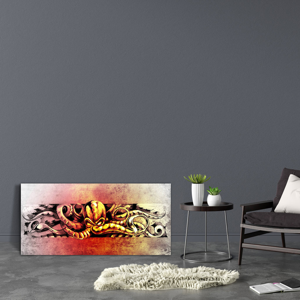 Octopus Tattoo Art Canvas Painting Synthetic Frame-Paintings MDF Framing-AFF_FR-IC 5001119 IC 5001119, Ancient, Animated Cartoons, Art and Paintings, Asian, Black, Black and White, Caricature, Cartoons, Conceptual, Culture, Digital, Digital Art, Drawing, Ethnic, Fantasy, Graphic, Historical, Icons, Illustrations, Medieval, Patterns, Signs, Signs and Symbols, Sketches, Traditional, Tribal, Vintage, World Culture, octopus, tattoo, art, canvas, painting, synthetic, frame, artistic, backdrop, background, beauti