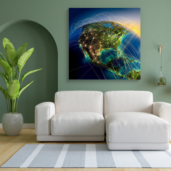 Planet Earth Canvas Painting Synthetic Frame-Paintings MDF Framing-AFF_FR-IC 5001136 IC 5001136, American, Astronomy, Automobiles, Business, Cosmology, Maps, Mexican, Mountains, Nature, Scenic, Science Fiction, Space, Sports, Transportation, Travel, Vehicles, planet, earth, canvas, painting, for, bedroom, living, room, engineered, wood, frame, globe, logistics, network, global, logistic, world, networks, communication, worldwide, connection, trajectory, globalization, mexico, map, concept, international, co
