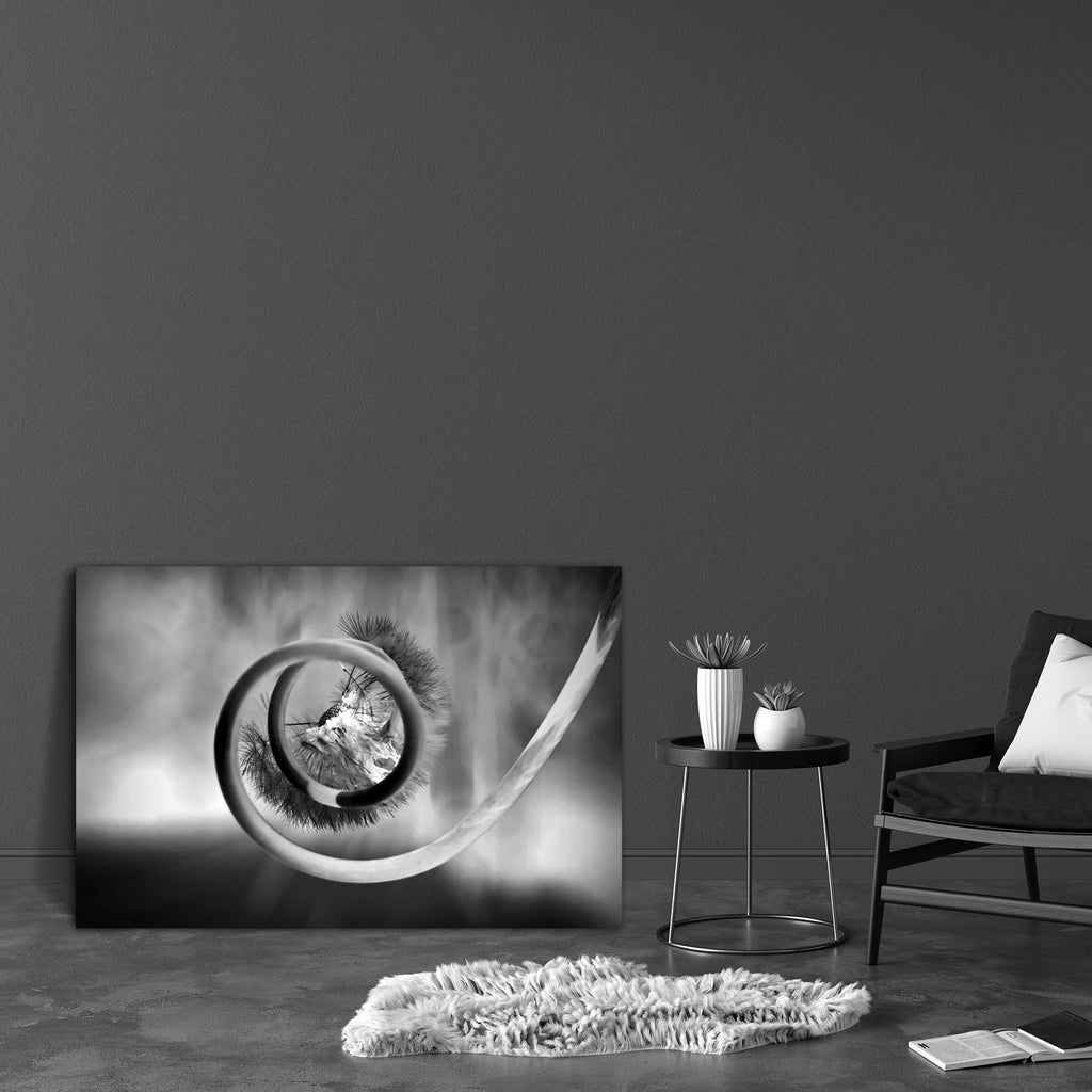 Rebirth Canvas Painting Synthetic Frame-Paintings MDF Framing-AFF_FR-IC 5001138 IC 5001138, Black, Black and White, Botanical, Floral, Flowers, Nature, Scenic, White, rebirth, canvas, painting, synthetic, frame, bloom, blue, dandelion, flower, heaven, life, macro, meadow, movement, plant, pollen, rotation, spiral, squiggle, wind, artzfolio, wall decor for living room, wall frames for living room, frames for living room, wall art, canvas painting, wall frame, scenery, panting, paintings for living room, fram