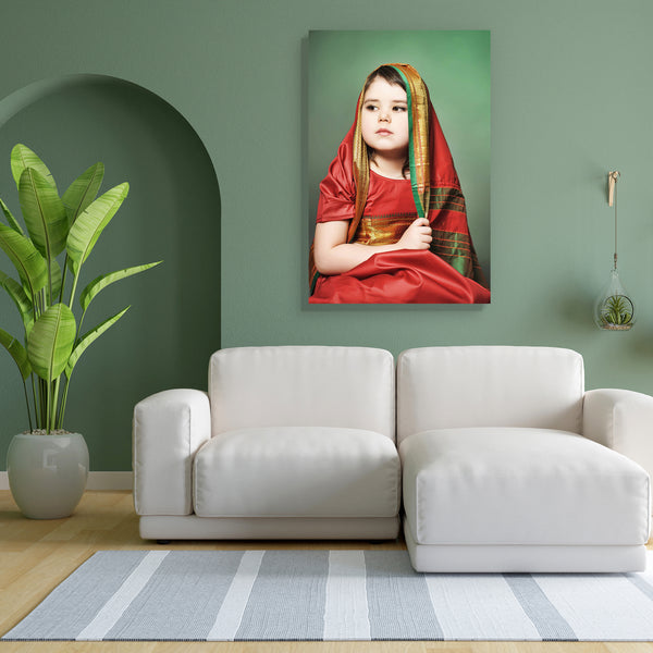 Girl in Indian Suit Canvas Painting Synthetic Frame-Paintings MDF Framing-AFF_FR-IC 5001142 IC 5001142, Adult, Ancient, Asian, Black, Black and White, Cinema, Culture, Ethnic, Fashion, Hinduism, Historical, Indian, Individuals, Medieval, Movies, People, Portraits, Television, Traditional, Tribal, TV Series, Vintage, Wedding, Wooden, World Culture, girl, in, suit, canvas, painting, for, bedroom, living, room, engineered, wood, frame, background, beautiful, beauty, body, bollywood, bride, bright, brunette, ch