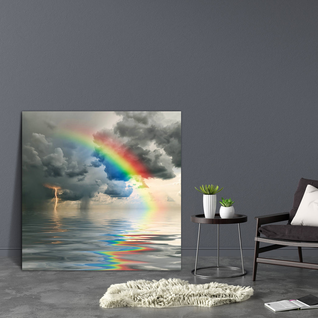 Colorful Rainbow Canvas Painting Synthetic Frame-Paintings MDF Framing-AFF_FR-IC 5001163 IC 5001163, Black and White, Landscapes, Nature, Scenic, Splatter, White, colorful, rainbow, canvas, painting, synthetic, frame, lightning, sky, rain, colors, rainbows, background, bay, beautiful, beauty, blue, bright, cloud, color, dusk, evening, golden, green, horizon, landscape, light, meditation, ocean, outdoor, red, reflection, relax, scene, sea, silhouette, splash, storm, sun, sunlight, thunderstorm, tornado, vaca