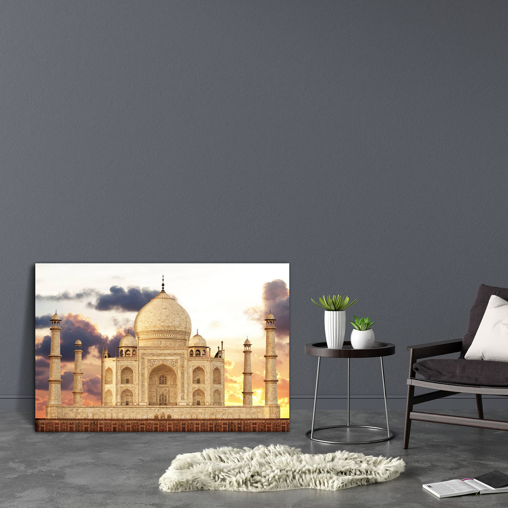 Taj Mahal Agra India D1 Canvas Painting Synthetic Frame-Paintings MDF Framing-AFF_FR-IC 5001193 IC 5001193, Allah, Arabic, Architecture, Asian, Automobiles, Black and White, Culture, Ethnic, Hinduism, Holidays, Indian, Islam, Landscapes, Love, Marble, Marble and Stone, People, Places, Religion, Religious, Romance, Scenic, Signs and Symbols, Sunrises, Sunsets, Symbols, Traditional, Transportation, Travel, Tribal, Vehicles, White, World Culture, taj, mahal, agra, india, d1, canvas, painting, synthetic, frame,