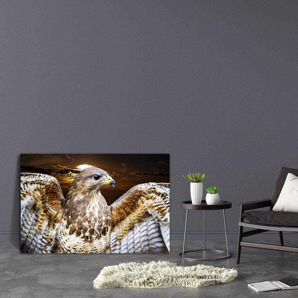 Buzzard Bird Buteo Canvas Painting Synthetic Frame-Paintings MDF Framing-AFF_FR-IC 5001200 IC 5001200, Animals, Birds, Black and White, Individuals, Nature, Portraits, Scenic, Space, Sunsets, White, Wildlife, buzzard, bird, buteo, canvas, painting, synthetic, frame, aggressive, alert, animal, avian, background, beak, beautiful, bill, brown, carnivore, close, closeup, color, common, eagle, endangered, eye, falcon, fauna, feather, green, hawk, head, hunter, hunting, look, majestic, one, plumage, portrait, pre