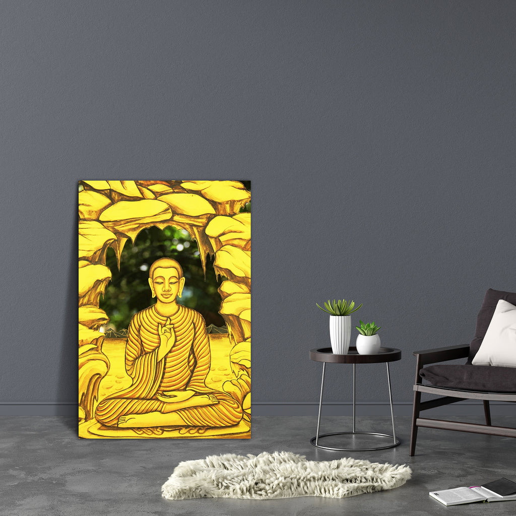Lord Buddha D8 Canvas Painting Synthetic Frame-Paintings MDF Framing-AFF_FR-IC 5001201 IC 5001201, Ancient, Art and Paintings, Asian, Black and White, Botanical, Buddhism, Chinese, Culture, Drawing, Ethnic, Floral, Flowers, God Buddha, Historical, Illustrations, Medieval, Nature, Paintings, Patterns, Religion, Religious, Signs, Signs and Symbols, Symbols, Traditional, Tribal, Vintage, White, World Culture, lord, buddha, d8, canvas, painting, synthetic, frame, asia, background, image, lotus, buddhist, temple