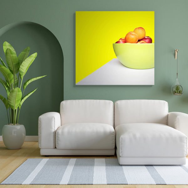 Nectarines & Apricots Inside Bowl Canvas Painting Synthetic Frame-Paintings MDF Framing-AFF_FR-IC 5001237 IC 5001237, Black and White, Calligraphy, Cuisine, Decorative, Food, Food and Beverage, Food and Drink, Fruit and Vegetable, Fruits, Health, Holidays, Modern Art, Seasons, Text, White, nectarines, apricots, inside, bowl, canvas, painting, for, bedroom, living, room, engineered, wood, frame, apricot, background, beautiful, closeup, colorful, container, decoration, detail, diet, eat, eating, fresh, fruit,