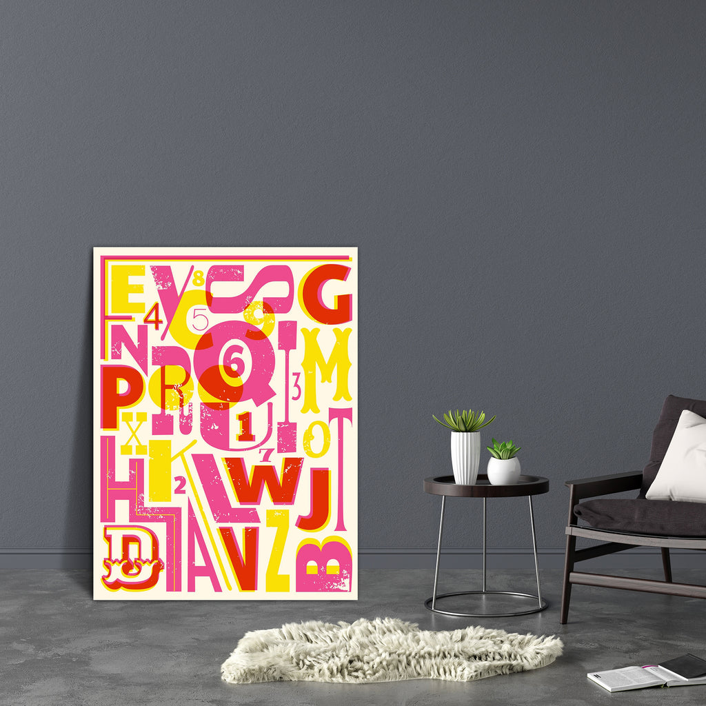 Letters & Numbers In Retro Style Canvas Painting Synthetic Frame-Paintings MDF Framing-AFF_FR-IC 5001249 IC 5001249, Alphabets, Ancient, Books, Calligraphy, Decorative, Digital, Digital Art, Graphic, Historical, Icons, Illustrations, Medieval, Retro, Signs, Signs and Symbols, Symbols, Text, Typography, Vintage, letters, numbers, in, style, canvas, painting, synthetic, frame, abc, alphabet, background, classic, collection, color, cool, decor, decoration, design, element, font, glyph, graphics, icon, illustra