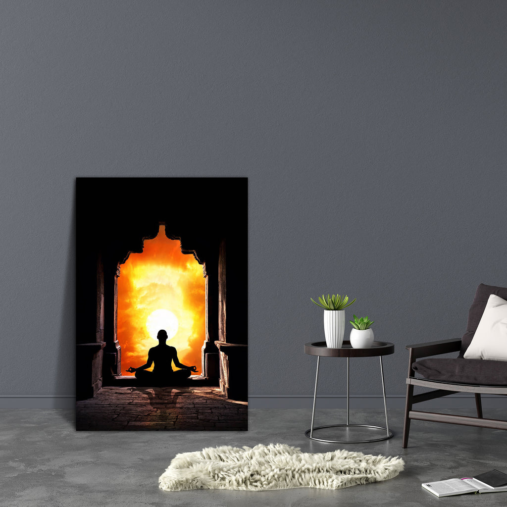 Yoga Meditation In Lotus Pose D2 Canvas Painting Synthetic Frame-Paintings MDF Framing-AFF_FR-IC 5001250 IC 5001250, Automobiles, Buddhism, Health, Indian, Nature, Religion, Religious, Scenic, Spiritual, Sports, Sunsets, Transportation, Travel, Vehicles, yoga, meditation, in, lotus, pose, d2, canvas, painting, synthetic, frame, arch, asana, bizarre, calm, chakra, class, clouds, concentration, energy, exercise, fitness, freedom, gate, god, harmony, healthy, india, inner, male, man, meditative, mental, mind, 