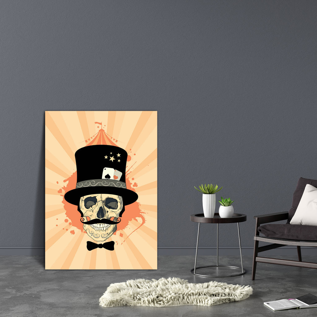 Circus Design With Magician Skull Canvas Painting Synthetic Frame-Paintings MDF Framing-AFF_FR-IC 5001258 IC 5001258, Abstract Expressionism, Abstracts, Ancient, Animated Cartoons, Art and Paintings, Caricature, Cartoons, Digital, Digital Art, Drawing, Graphic, Historical, Illustrations, Medieval, Modern Art, Semi Abstract, Signs, Signs and Symbols, Symbols, Vintage, circus, design, with, magician, skull, canvas, painting, synthetic, frame, halloween, calavera, calaveras, abstract, art, artwork, background,