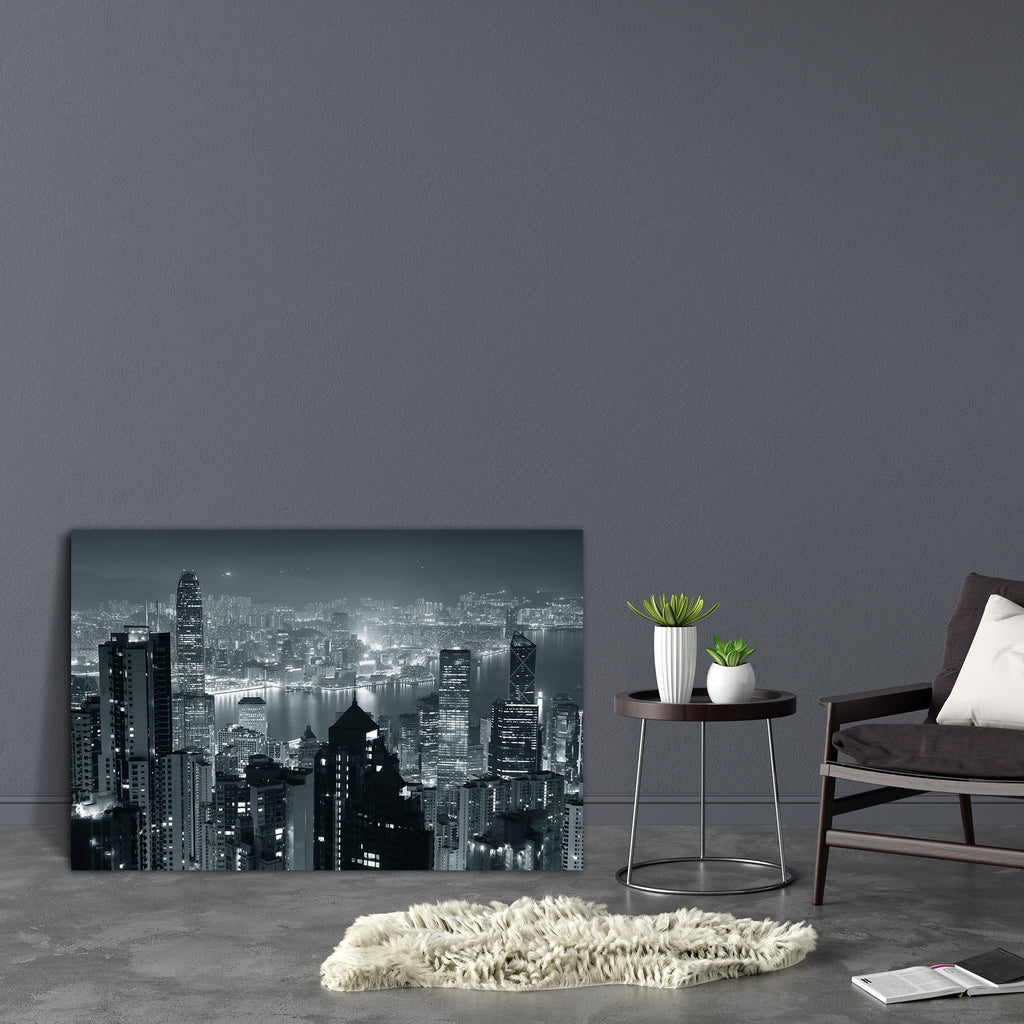 Hong Kong City Skyline Canvas Painting Synthetic Frame-Paintings MDF Framing-AFF_FR-IC 5001266 IC 5001266, Architecture, Asian, Automobiles, Black, Black and White, Chinese, Cities, City Views, God Ram, Hinduism, Landmarks, Landscapes, Modern Art, Mountains, Panorama, Places, Scenic, Skylines, Transportation, Travel, Urban, Vehicles, Victorian, White, hong, kong, city, skyline, canvas, painting, synthetic, frame, landscape, cityscape, night, and, at, lights, hongkong, asia, bay, beautiful, building, china, 