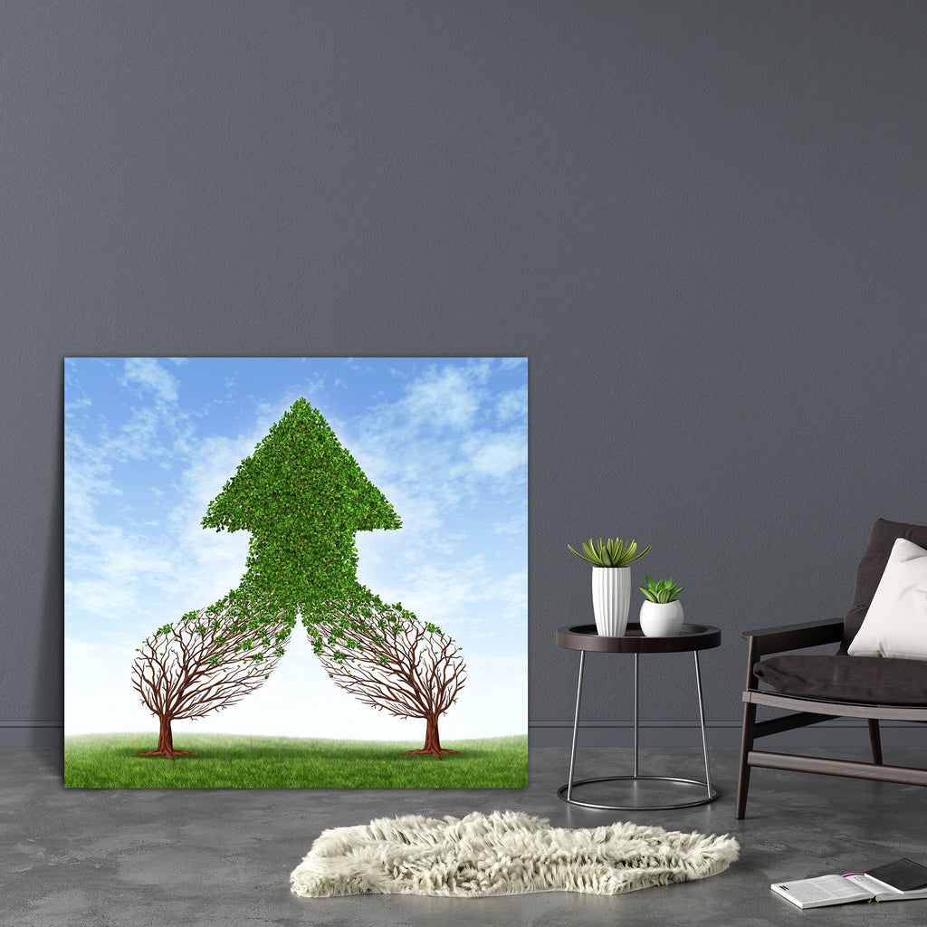 Working Together & Merger Canvas Painting Synthetic Frame-Paintings MDF Framing-AFF_FR-IC 5001287 IC 5001287, Arrows, Business, Icons, Signs and Symbols, Symbols, working, together, merger, canvas, painting, synthetic, frame, success, arrow, tree, branches, partnership, team, concepts, connected, contract, cooperation, direction, going, up, growing, growth, leadership, leaves, one, sky, teamwork, togetherness, unity, upward, artzfolio, wall decor for living room, wall frames for living room, frames for livi