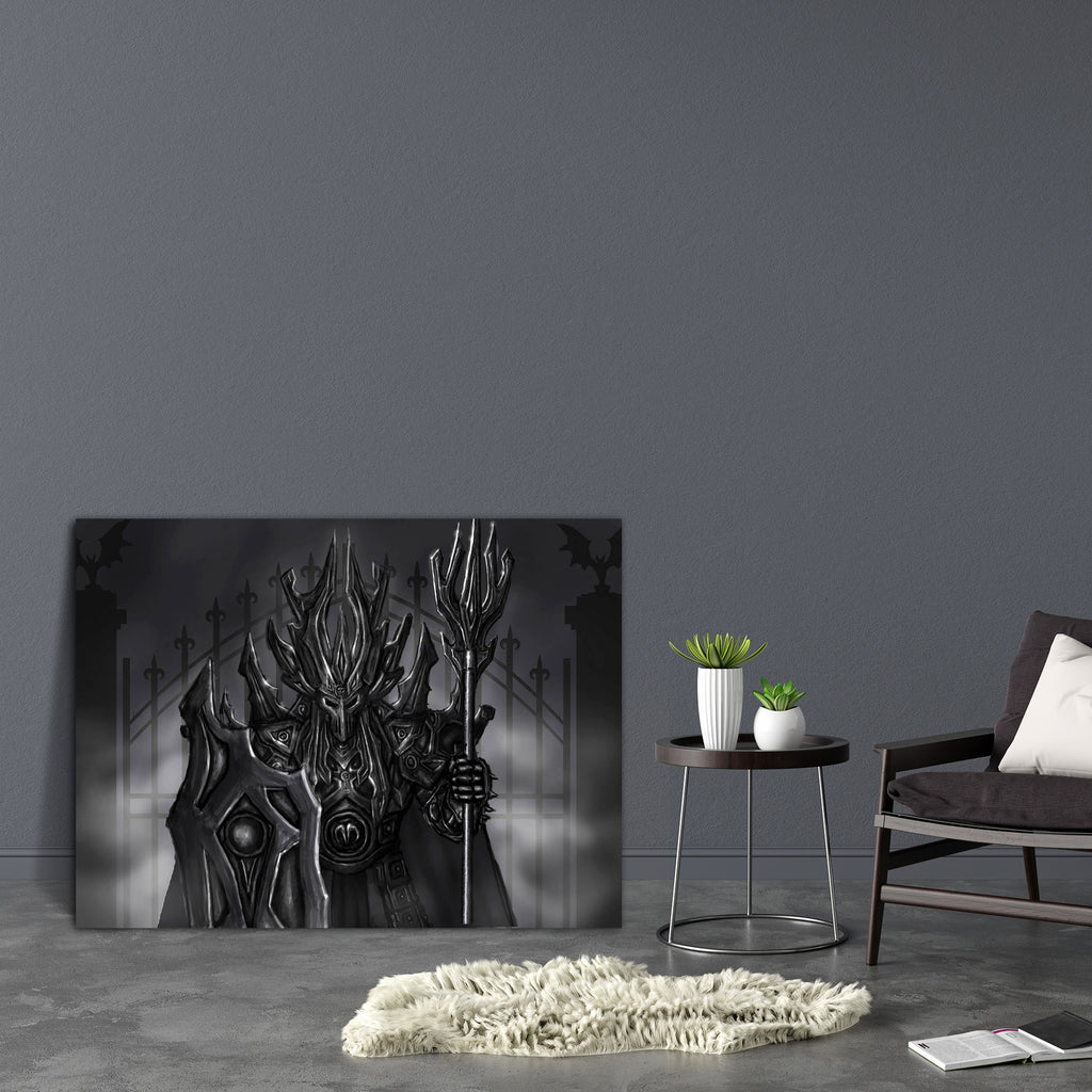 Knight Of Death Canvas Painting Synthetic Frame-Paintings MDF Framing-AFF_FR-IC 5001290 IC 5001290, Art and Paintings, Paintings, Metallic, knight, of, death, canvas, painting, synthetic, frame, afterlife, anger, angry, armored, art, bad, demon, demonic, diabolic, ember, energy, evil, general, imaginary, iron, king, myth, mythology, poster, wallpaper, artzfolio, wall decor for living room, wall frames for living room, frames for living room, wall art, canvas painting, wall frame, scenery, panting, paintings