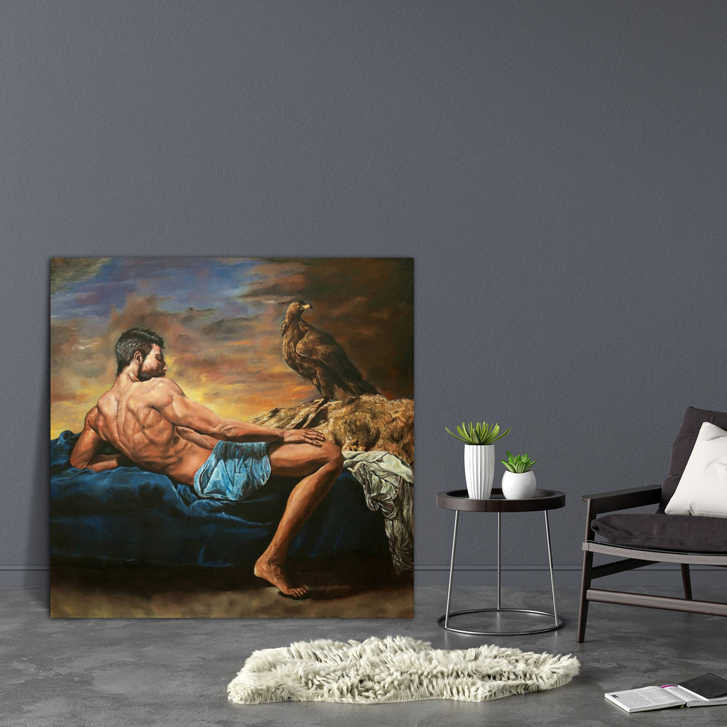 Rest Canvas Painting Synthetic Frame-Paintings MDF Framing-AFF_FR-IC 5001296 IC 5001296, Art and Paintings, Paintings, People, rest, canvas, painting, synthetic, frame, oil, art, artist, brush, color, colors, easel, man, paint, painter, palette, picture, talent, artzfolio, wall decor for living room, wall frames for living room, frames for living room, wall art, canvas painting, wall frame, scenery, panting, paintings for living room, framed wall art, wall painting, scenery painting, framed wall painting, s