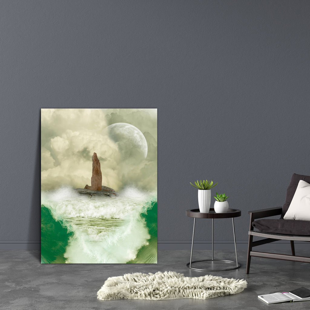 Ocean With Big Waves Canvas Painting Synthetic Frame-Paintings MDF Framing-AFF_FR-IC 5001306 IC 5001306, Art and Paintings, Digital, Digital Art, Fantasy, Graphic, Landscapes, Marble and Stone, Nature, Scenic, Stars, ocean, with, big, waves, canvas, painting, synthetic, frame, art, backdrops, background, beautiful, cliff, clouds, dream, dreams, dreamy, exploration, fae, fairy, fairytale, fall, fantastic, landscape, light, lighting, magic, manipulation, mist, misty, moon, outdoor, peaceful, rock, ruins, scen