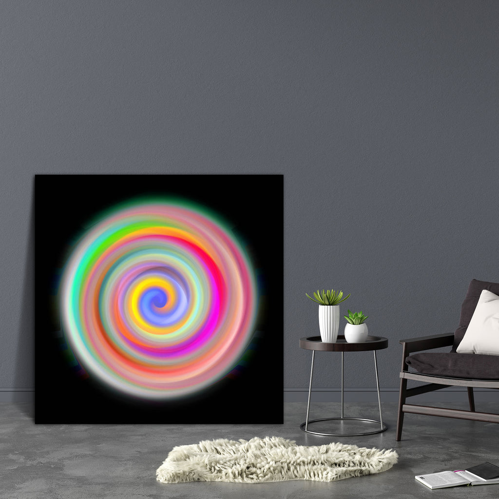 Abstract Mandala Canvas Painting Synthetic Frame - Paintings MDF Framing - ArtzFolio.com