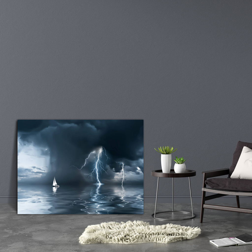 Yacht At The Ocean Canvas Painting Synthetic Frame-Paintings MDF Framing-AFF_FR-IC 5001341 IC 5001341, Black and White, Boats, Landscapes, Nature, Nautical, Scenic, Splatter, White, yacht, at, the, ocean, canvas, painting, synthetic, frame, storm, rain, thunderstorm, tornado, sea, stormy, background, bay, beautiful, beauty, blue, boat, bright, cloud, color, colorful, dusk, evening, horizon, landscape, light, lightning, lonely, meditation, outdoor, reflection, relax, scene, ship, silhouette, sky, splash, sun