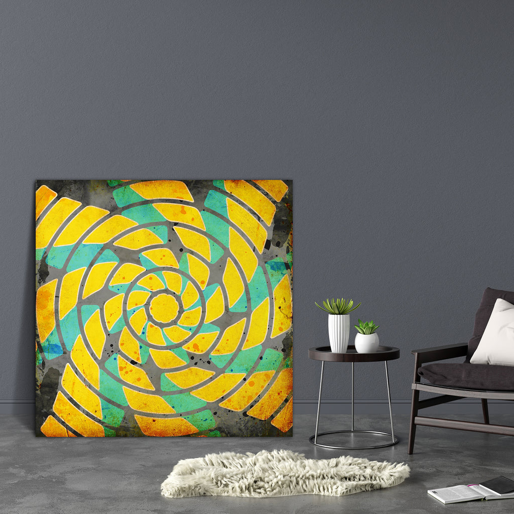 Abstract Artwork D50 Canvas Painting Synthetic Frame - Paintings MDF Framing - ArtzFolio.com