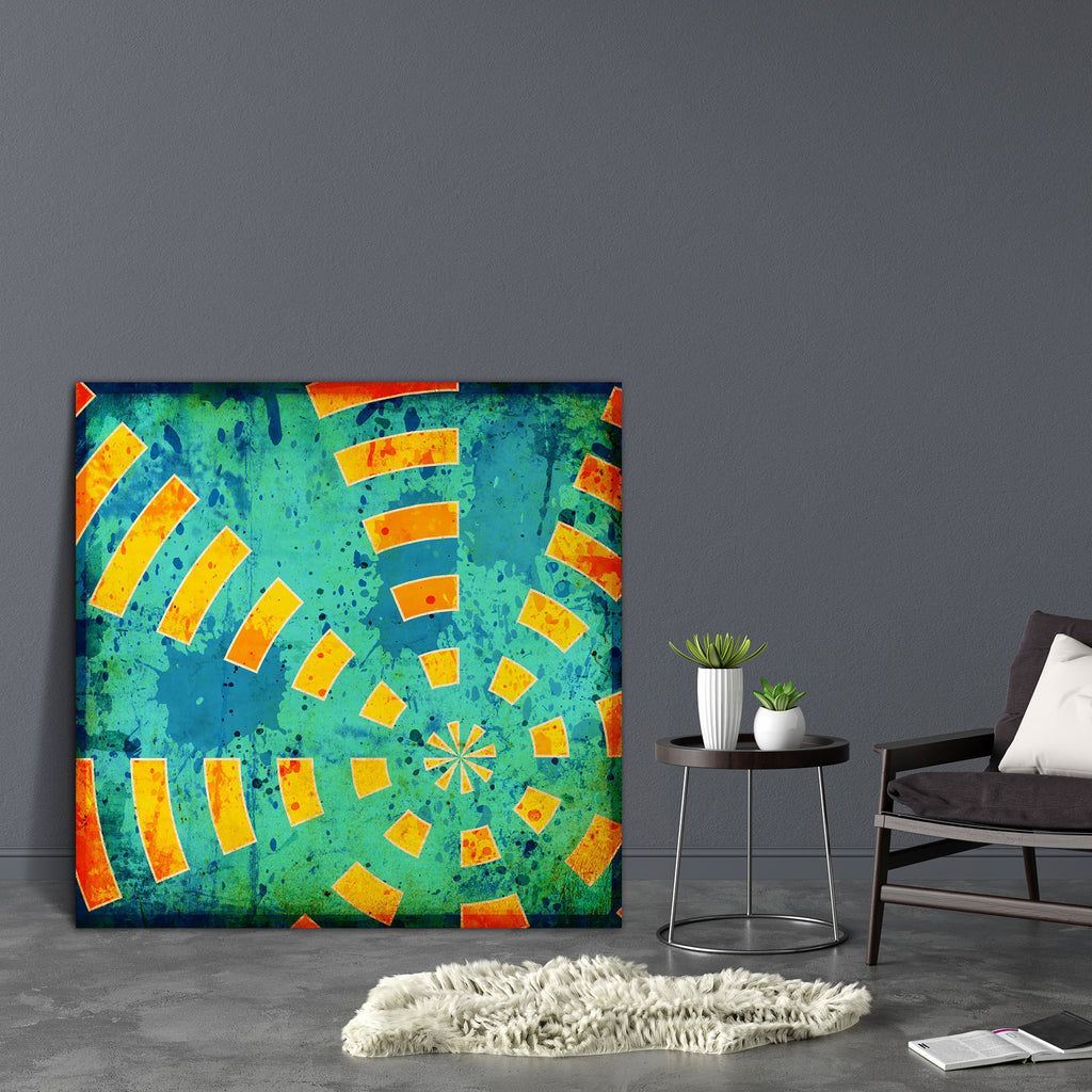 Abstract Artwork D52 Canvas Painting Synthetic Frame - Paintings MDF Framing - ArtzFolio.com