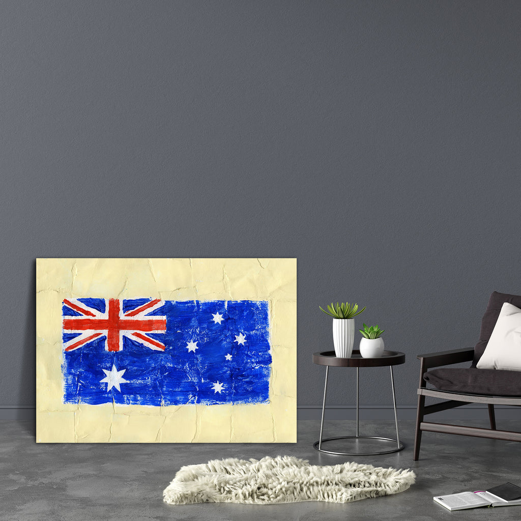 Flag Of Australia Canvas Painting Synthetic Frame-Paintings MDF Framing-AFF_FR-IC 5001385 IC 5001385, Ancient, Art and Paintings, Countries, Drawing, Flags, Historical, Medieval, Paintings, Patterns, Retro, Signs, Signs and Symbols, Sports, Symbols, Vintage, Watercolour, flag, of, australia, canvas, painting, synthetic, frame, acrylic, aqua, art, artistic, australian, backdrop, background, border, brush, brushed, celebration, championship, country, design, football, freedom, grunge, handmade, ink, national,