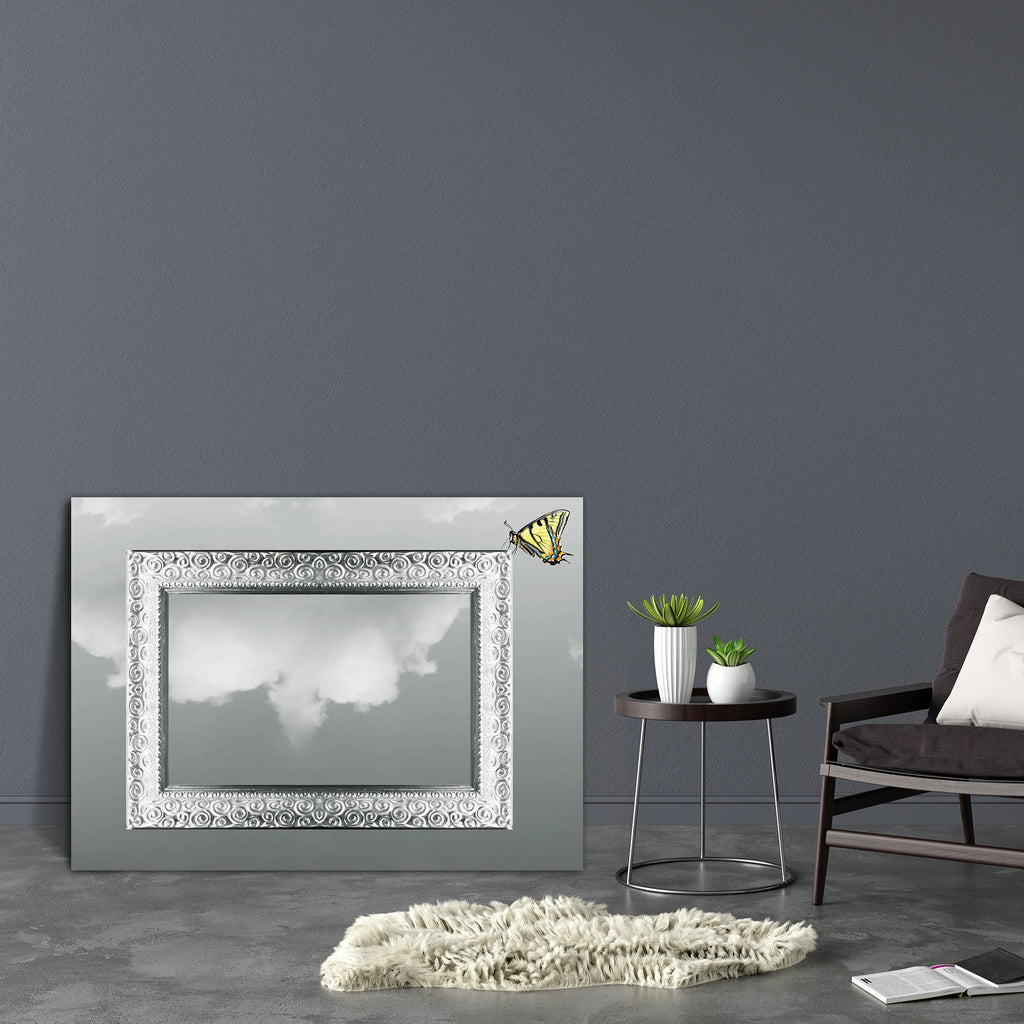 Imaginative Fantasy Artwork D1 Canvas Painting Synthetic Frame-Paintings MDF Framing-AFF_FR-IC 5001403 IC 5001403, Abstract Expressionism, Abstracts, Baroque, Black, Black and White, Conceptual, Decorative, Fantasy, Realism, Rococo, Semi Abstract, Surrealism, White, imaginative, artwork, d1, canvas, painting, synthetic, frame, abstract, background, beautiful, closeup, cloud, concept, decoration, detail, dreaming, elegant, gray, grey, home, horizontal, house, imagination, imagine, nice, object, poetic, silve