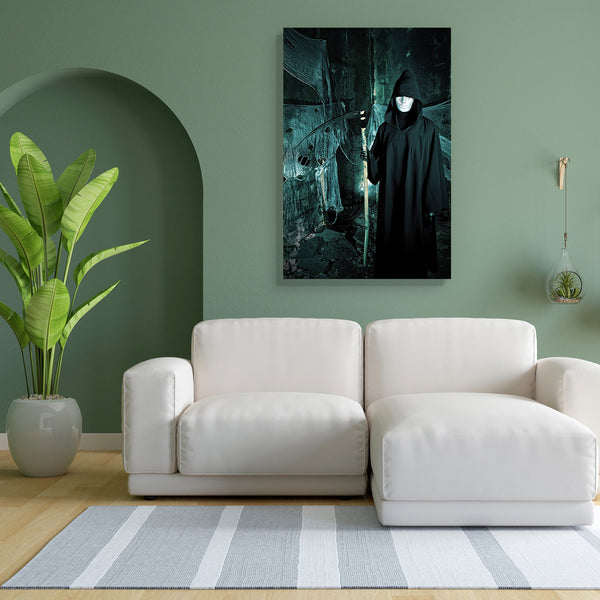 Halloween Horror D4 Canvas Painting Synthetic Frame-Paintings MDF Framing-AFF_FR-IC 5001407 IC 5001407, Art and Paintings, Black, Black and White, Fantasy, Gothic, Holidays, People, halloween, horror, d4, canvas, painting, for, bedroom, living, room, engineered, wood, frame, abandoned, art, cape, cemetery, clothes, costume, cruel, danger, dangerous, dark, dead, death, demon, devil, dress, evil, eyes, face, fear, female, ghost, girl, gloomy, hell, holiday, house, indoor, mystery, night, nightmare, old, perso