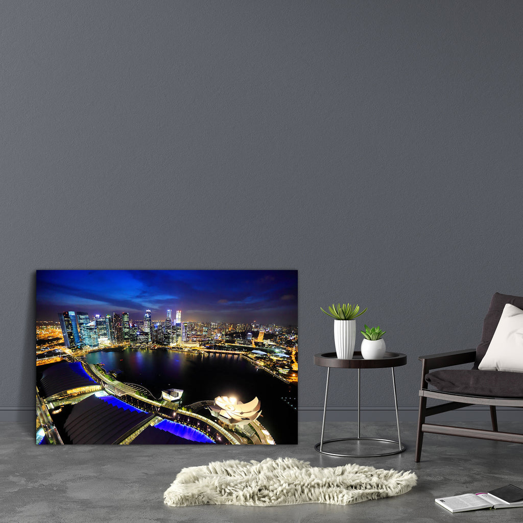 Singapore City Skyline At Night Canvas Painting Synthetic Frame-Paintings MDF Framing-AFF_FR-IC 5001414 IC 5001414, Architecture, Asian, Business, Cities, City Views, Landmarks, Modern Art, Places, Skylines, Urban, singapore, city, skyline, at, night, canvas, painting, synthetic, frame, asia, bay, building, center, central, cityscape, commercial, district, downtown, dusk, evening, exterior, famous, finance, financial, illuminated, landmark, light, marina, metropolis, modern, outdoors, reflection, river, riv