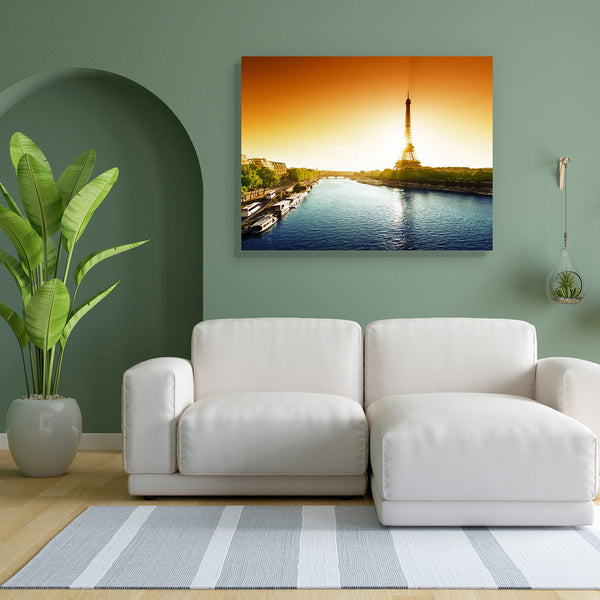 Eiffel Tower, Paris D1 Canvas Painting Synthetic Frame-Paintings MDF Framing-AFF_FR-IC 5001416 IC 5001416, Ancient, Architecture, Cities, City Views, French, Landmarks, Landscapes, Nature, Places, Scenic, Signs and Symbols, Skylines, Space, Sunrises, Sunsets, Symbols, Travel, Urban, Vintage, Metallic, eiffel, tower, paris, d1, canvas, painting, for, bedroom, living, room, engineered, wood, frame, beautiful, blue, bridge, building, capital, city, cityscape, construction, dawn, europe, european, famous, franc
