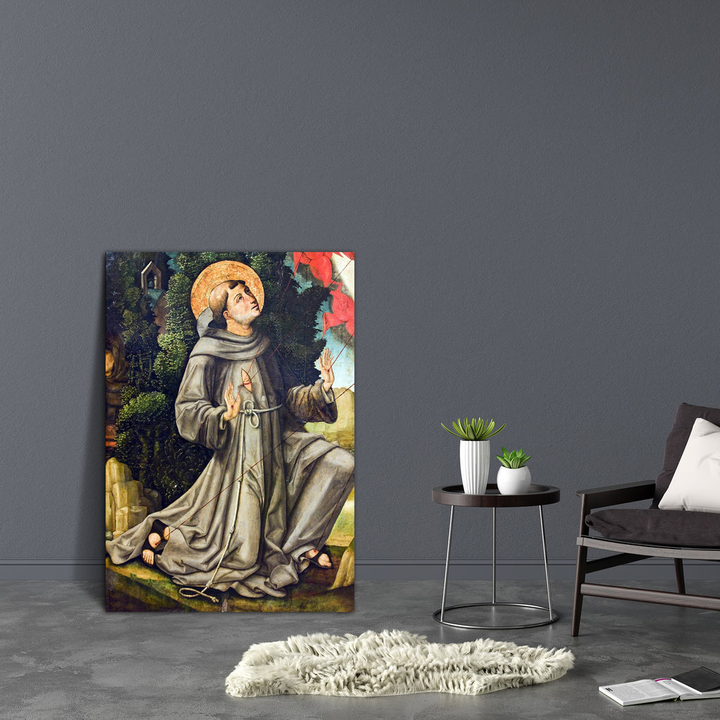 St Francis Canvas Painting Synthetic Frame-Paintings MDF Framing-AFF_FR-IC 5001442 IC 5001442, Art and Paintings, Christianity, Jesus, Love, Religion, Religious, Romance, Signs and Symbols, Spiritual, Symbols, st, francis, canvas, painting, synthetic, frame, catholic, art, artwork, basilica, beauty, belief, blessed, care, chapel, christ, christian, church, europe, faith, god, holy, peace, pilgrim, pilgrimage, pray, protector, sacred, saint, sanctuary, spirituality, symbol, tradition, worship, artzfolio, wal