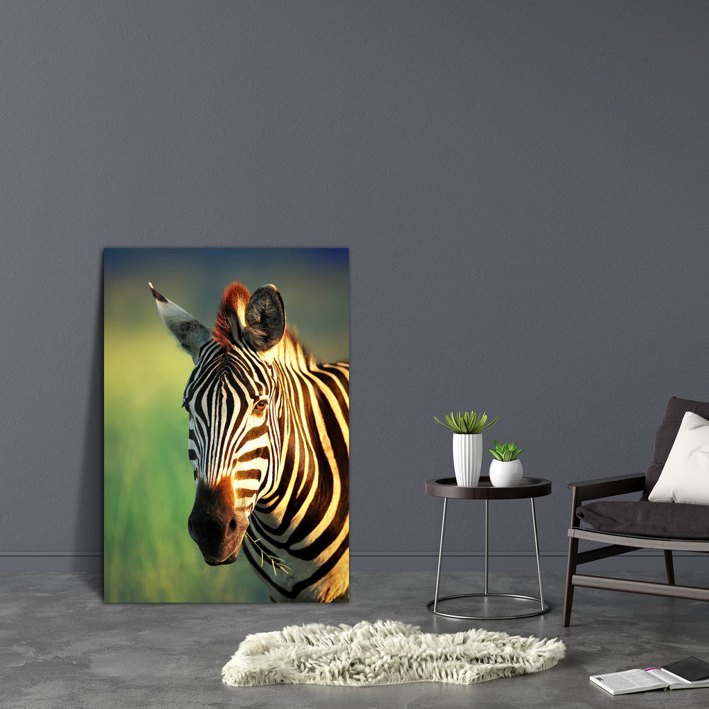 Zebra Kruger National Park South Africa Canvas Painting Synthetic Frame-Paintings MDF Framing-AFF_FR-IC 5001448 IC 5001448, African, Animals, Individuals, Nature, Portraits, Scenic, Wildlife, zebra, kruger, national, park, south, africa, canvas, painting, synthetic, frame, zebras, animal, antelope, close, up, grass, green, image, mammal, nobody, one, outdoor, photograph, portrait, wild, artzfolio, wall decor for living room, wall frames for living room, frames for living room, wall art, canvas painting, wal