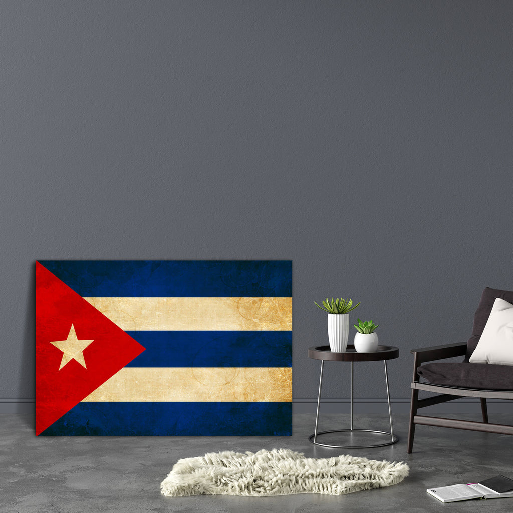 Cuban Flag Canvas Painting Synthetic Frame-Paintings MDF Framing-AFF_FR-IC 5001449 IC 5001449, Ancient, Countries, Festivals, Festivals and Occasions, Festive, Flags, Historical, Medieval, Retro, Signs, Signs and Symbols, Vintage, cuban, flag, canvas, painting, synthetic, frame, cuba, antique, backdrop, background, brown, country, damage, damaged, design, dirt, dirty, election, festival, flowing, government, grunge, grungy, moving, nation, national, old, paper, patriot, patriotic, scratch, scratched, spotte