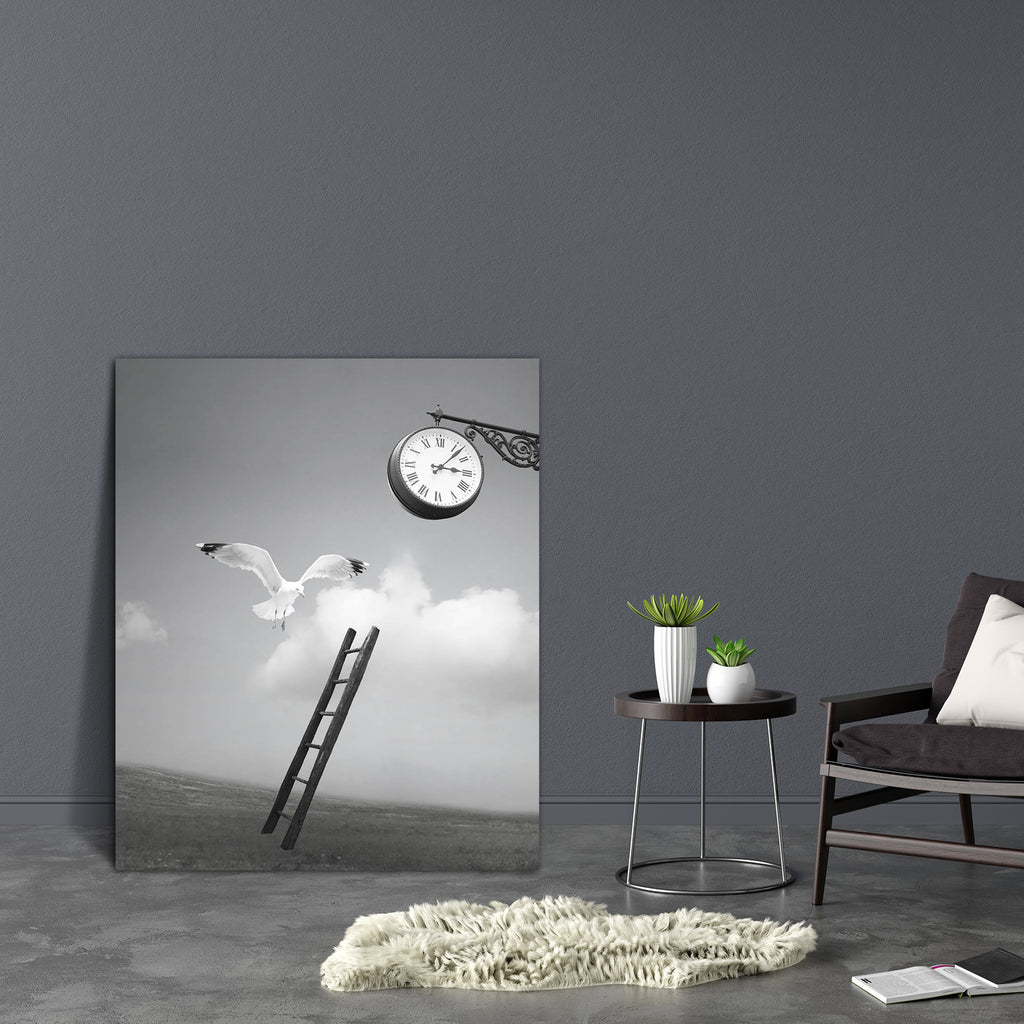 Abstract Fantasy Surrealistic Canvas Painting Synthetic Frame - Paintings MDF Framing - ArtzFolio.com