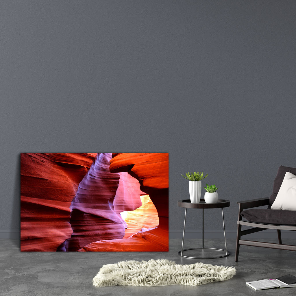 Antelope Canyon Canvas Painting Synthetic Frame-Paintings MDF Framing-AFF_FR-IC 5001470 IC 5001470, Abstract Expressionism, Abstracts, American, Automobiles, Landscapes, Marble and Stone, Nature, Patterns, Scenic, Semi Abstract, Transportation, Travel, Vehicles, antelope, canyon, canvas, painting, synthetic, frame, abstract, arizona, background, beauty, cave, cavern, color, colorful, desert, famous, geological, geology, landscape, light, natural, navajo, orange, outdoors, pattern, red, rock, sacred, sand, s