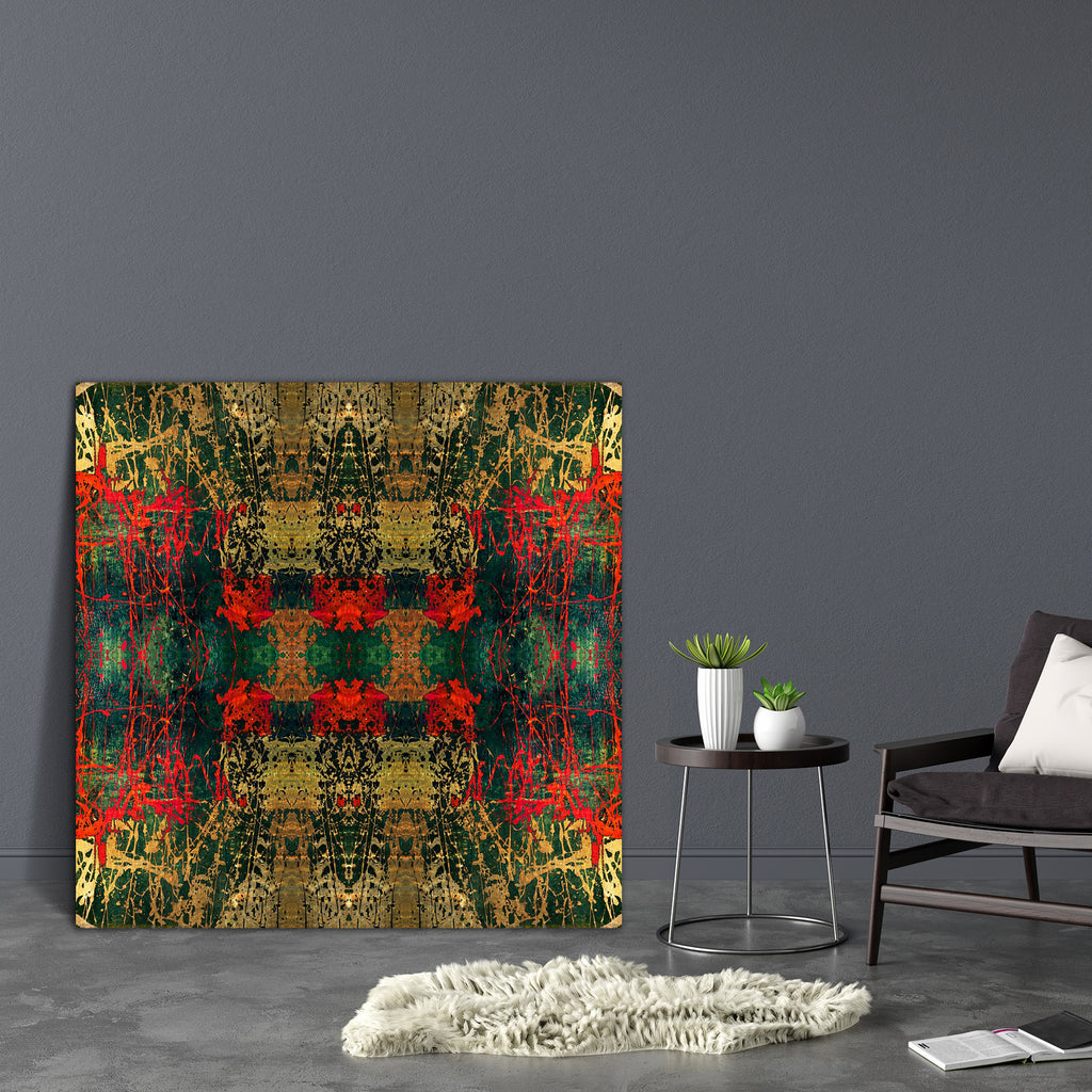 Abstract Artwork D56 Canvas Painting Synthetic Frame - Paintings MDF Framing - ArtzFolio.com