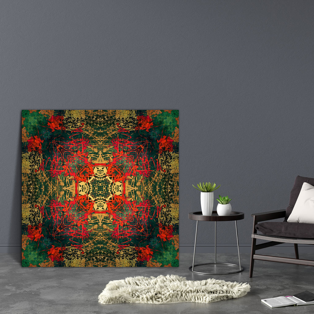 Abstract Artwork D58 Canvas Painting Synthetic Frame - Paintings MDF Framing - ArtzFolio.com