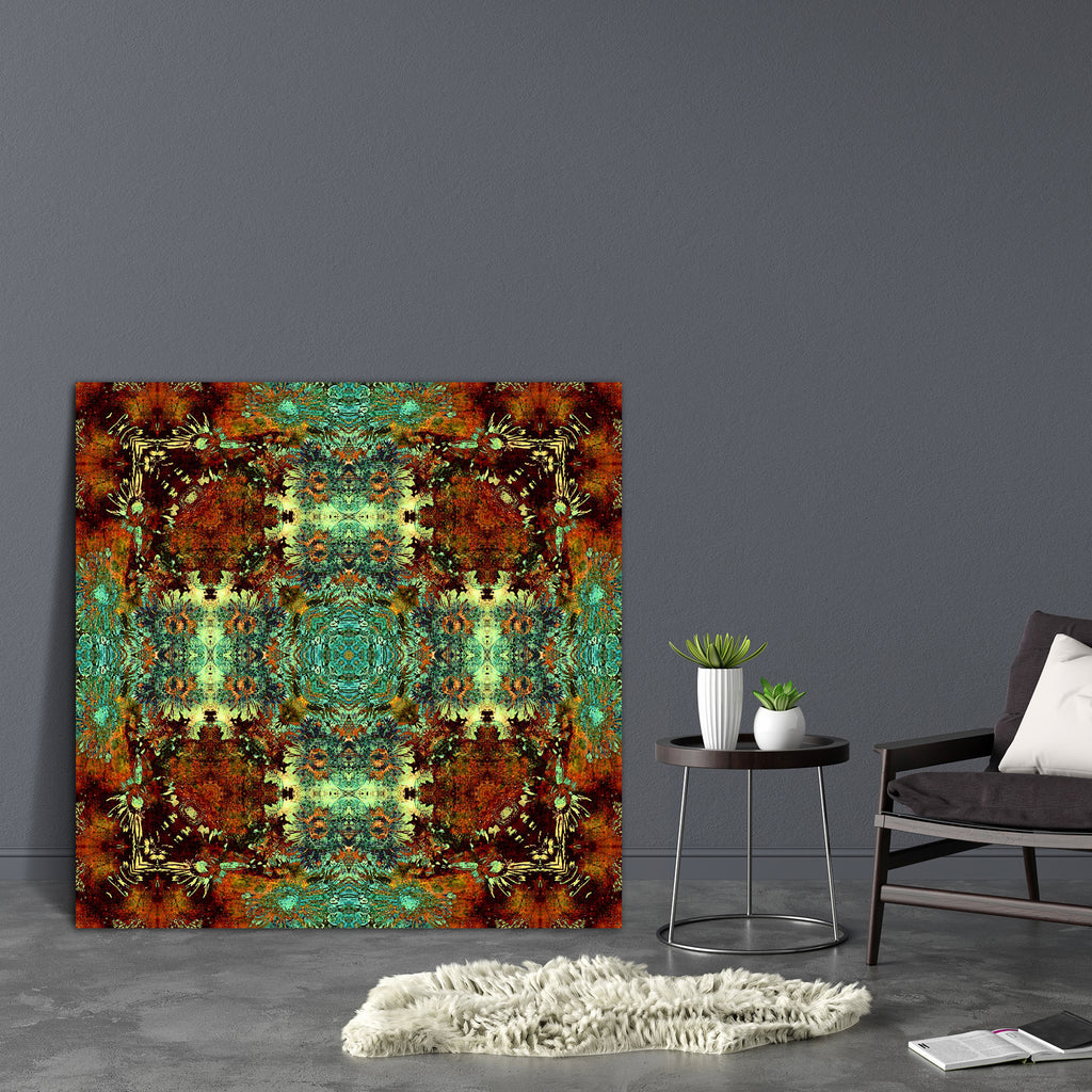 Abstract Artwork D60 Canvas Painting Synthetic Frame - Paintings MDF Framing - ArtzFolio.com