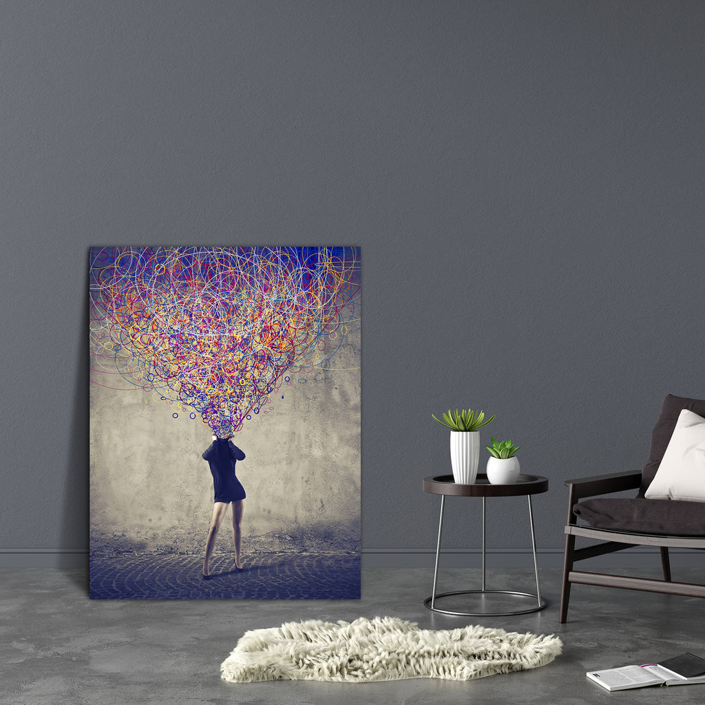 Woman With Multitude Of Colors D1 Canvas Painting Synthetic Frame-Paintings MDF Framing-AFF_FR-IC 5001481 IC 5001481, Art and Paintings, Asian, Botanical, Circle, Fashion, Floral, Flowers, Illustrations, Nature, Signs, Signs and Symbols, woman, with, multitude, of, colors, d1, canvas, painting, synthetic, frame, mind, body, brain, art, artistic, back, background, caucasian, color, concept, confusion, cover, design, draw, female, flower, girl, idea, illustration, joy, leg, mess, texture, think, wall, young, 