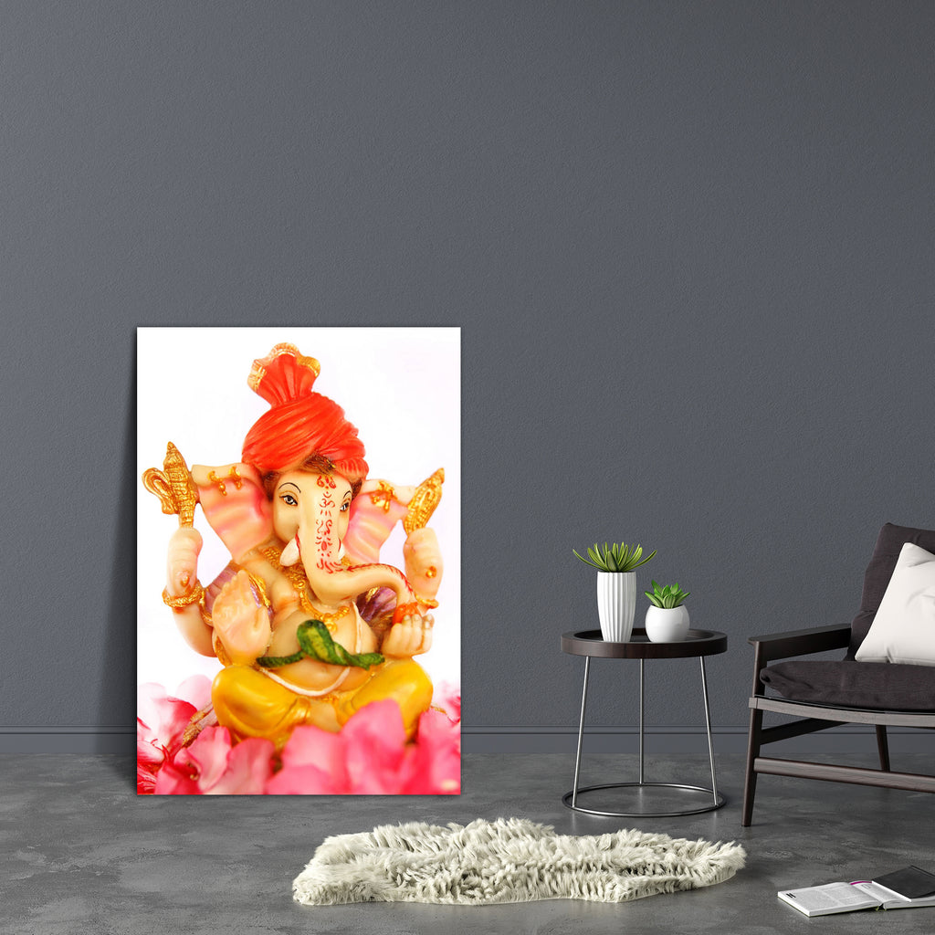 Hindu God Ganesh D4 Canvas Painting Synthetic Frame-Paintings MDF Framing-AFF_FR-IC 5001483 IC 5001483, Art and Paintings, Asian, Culture, Ethnic, Festivals, Festivals and Occasions, Festive, God Ganesh, Hinduism, Icons, Indian, Religion, Religious, Spiritual, Traditional, Tribal, World Culture, hindu, god, ganesh, d4, canvas, painting, synthetic, frame, ganesha, vinayaka, lord, art, asia, aum, belief, bless, blessing, carved, colourful, decoration, deity, destroyer, devotion, divine, elephant, faith, festi