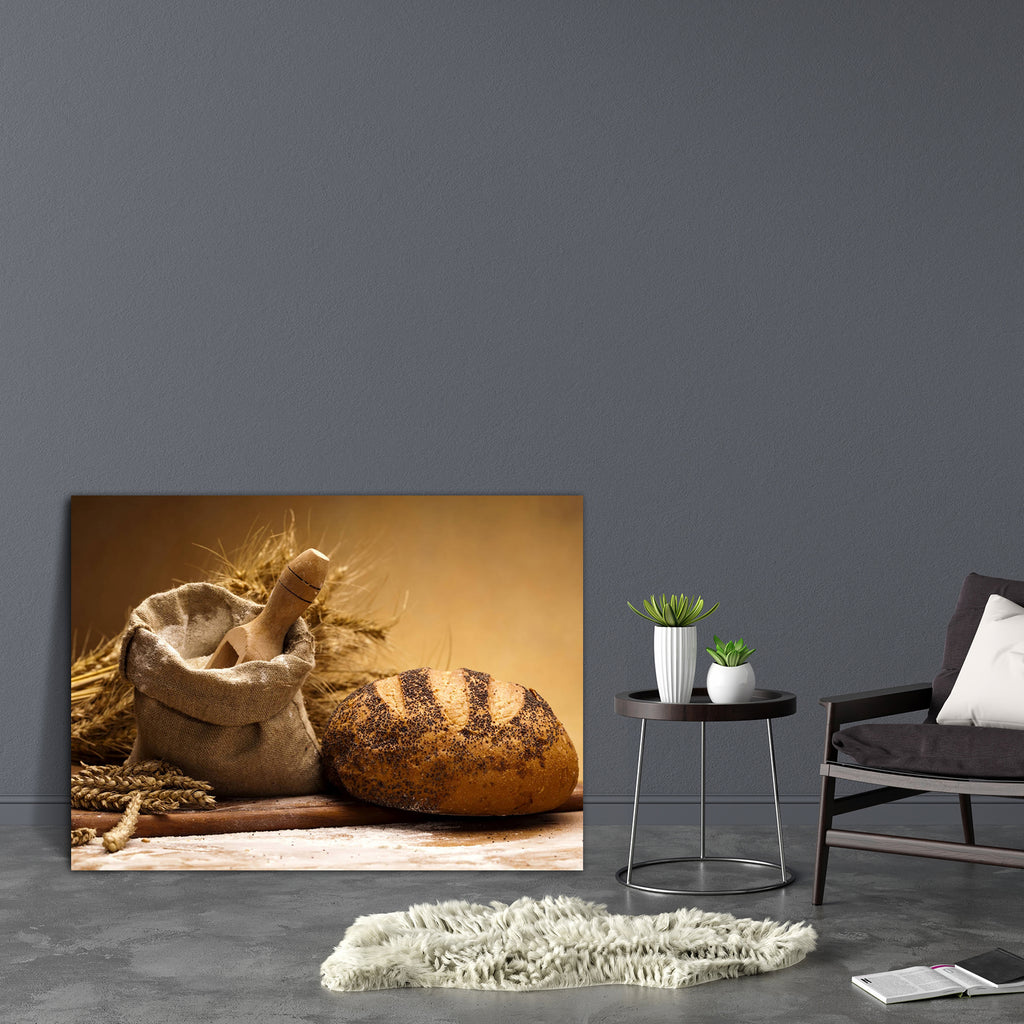 Flour & Traditional Bread D2 Canvas Painting Synthetic Frame-Paintings MDF Framing-AFF_FR-IC 5001485 IC 5001485, Beverage, Black and White, Cuisine, Culture, Ethnic, Food, Food and Beverage, Food and Drink, French, Kitchen, Traditional, Tribal, White, World Culture, flour, bread, d2, canvas, painting, synthetic, frame, agriculture, background, bake, baker, bakery, beautiful, breakfast, brown, bun, cereal, crop, crunchy, crust, diet, dinner, dough, eating, eggs, fiber, fresh, freshness, gourmet, grain, healt