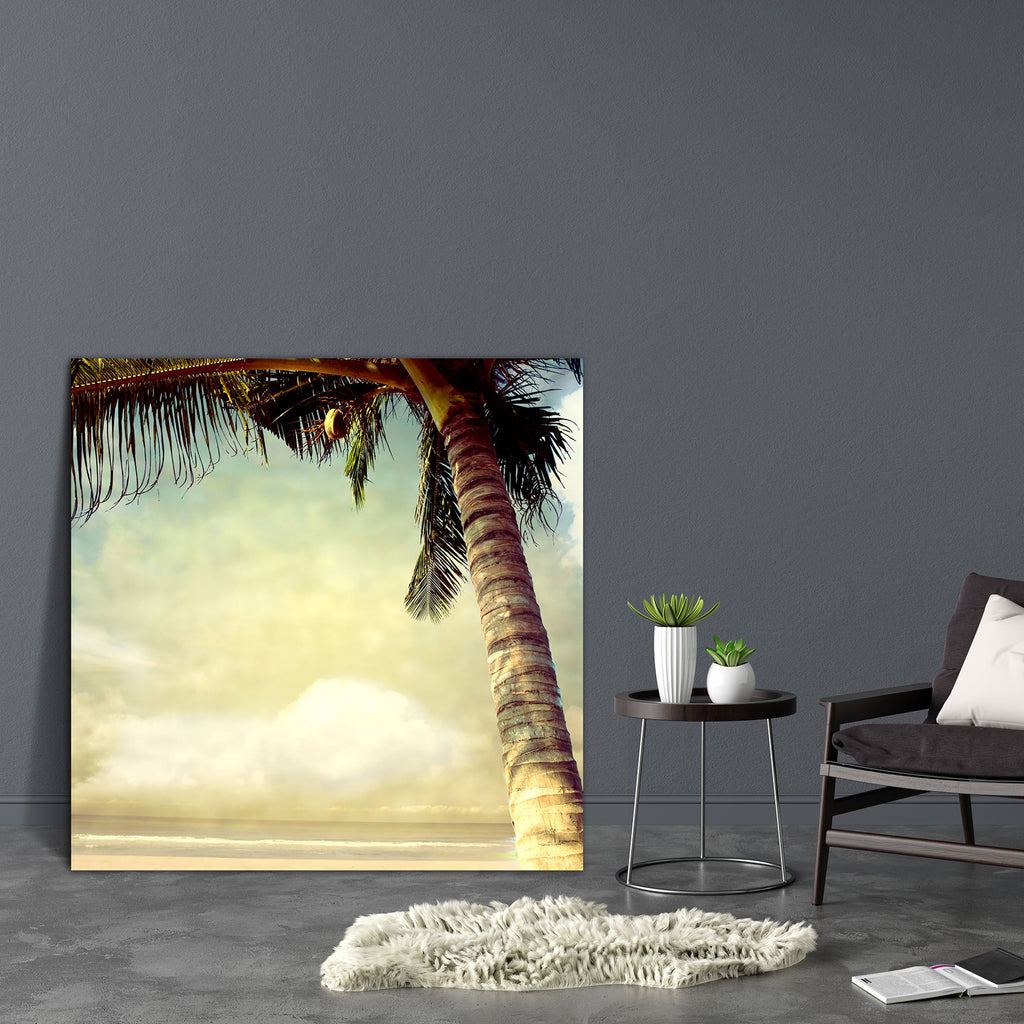 Vintage Palm Canvas Painting Synthetic Frame-Paintings MDF Framing-AFF_FR-IC 5001486 IC 5001486, Abstract Expressionism, Abstracts, Ancient, Automobiles, Hawaiian, Historical, Landscapes, Medieval, Nature, Retro, Scenic, Semi Abstract, Splatter, Transportation, Travel, Tropical, Vehicles, Vintage, palm, canvas, painting, synthetic, frame, coconut, tree, summer, abstract, background, beach, blue, branch, caribbean, cloud, coast, day, grunge, hawaii, island, landscape, leaf, ocean, old, pacific, paper, paradi