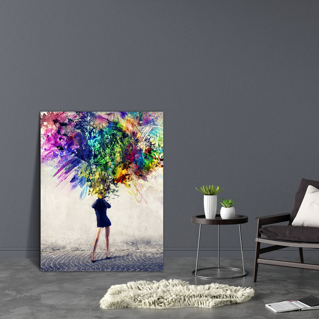 Woman With Multitude Of Colors D2 Canvas Painting Synthetic Frame-Paintings MDF Framing-AFF_FR-IC 5001493 IC 5001493, Art and Paintings, Asian, Botanical, Calligraphy, Circle, Fashion, Floral, Flowers, Illustrations, Nature, Signs, Signs and Symbols, woman, with, multitude, of, colors, d2, canvas, painting, synthetic, frame, brain, explosion, mind, color, imagine, art, artistic, back, background, body, caucasian, concept, confusion, cover, design, draw, dream, dress, drop, female, flower, girl, idea, illust