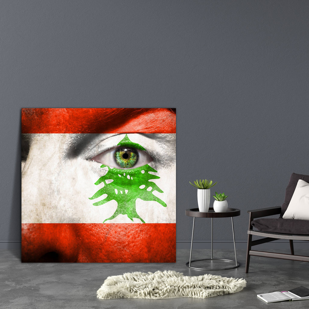 Lebanon Flag Painted On Face Canvas Painting Synthetic Frame-Paintings MDF Framing-AFF_FR-IC 5001584 IC 5001584, African, American, Art and Paintings, Black and White, Countries, Flags, People, Signs, Signs and Symbols, Sports, Symbols, White, lebanon, flag, painted, on, face, canvas, painting, synthetic, frame, africa, america, arabia, art, background, cedar, coat, of, arms, color, country, expression, eye, paint, facial, fan, finger, follower, freedom, green, immortality, independent, looking, make, up, m
