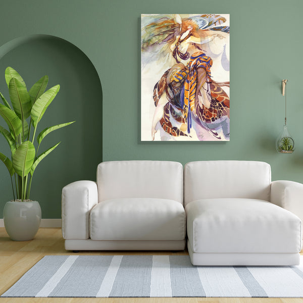 Allegory Of Paradise Bird Canvas Painting Synthetic Frame-Paintings MDF Framing-AFF_FR-IC 5001606 IC 5001606, Abstract Expressionism, Abstracts, Ancient, Art and Paintings, Birds, Digital, Digital Art, Drawing, Fashion, Figurative, Graphic, Historical, Illustrations, Medieval, Paintings, Patterns, Retro, Semi Abstract, Signs, Signs and Symbols, Sketches, Symbols, Vintage, Watercolour, Wedding, allegory, of, paradise, bird, canvas, painting, for, bedroom, living, room, engineered, wood, frame, abstract, butt