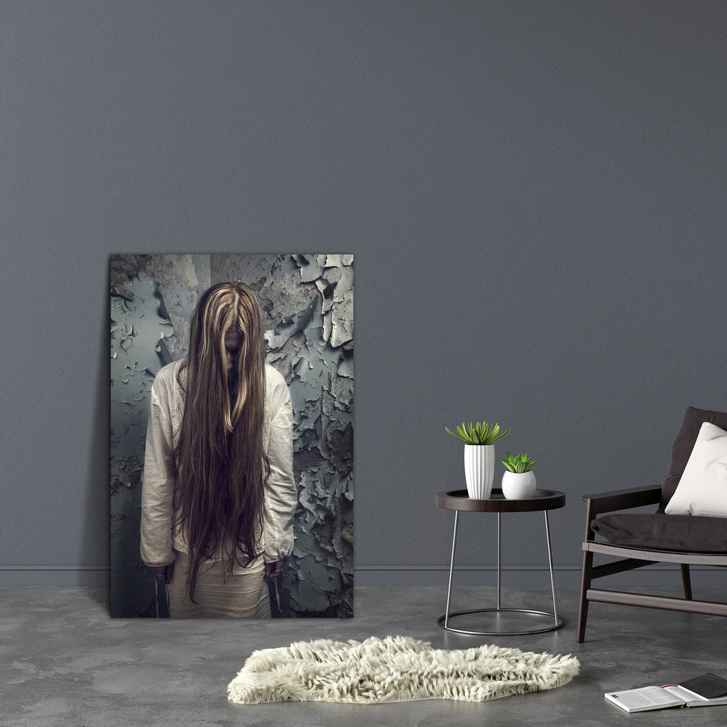 Zombie Girl Canvas Painting Synthetic Frame-Paintings MDF Framing-AFF_FR-IC 5001608 IC 5001608, Adult, Art and Paintings, Black and White, Fantasy, Fashion, Gothic, Individuals, Portraits, White, zombie, girl, canvas, painting, synthetic, frame, abandoned, art, beautiful, beauty, bizarre, building, cruel, dark, death, demon, dress, evil, eyes, face, fear, female, ghost, hair, halloween, hell, horror, interior, lady, long, makeup, mystery, nightmare, person, portrait, room, scary, vampire, wall, witch, woman
