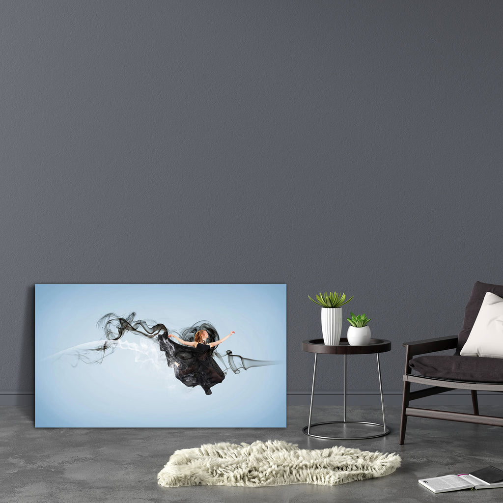 Dancer With Black Smoke D1 Canvas Painting Synthetic Frame-Paintings MDF Framing-AFF_FR-IC 5001611 IC 5001611, Art and Paintings, Black, Black and White, Culture, Dance, Ethnic, Fashion, Modern Art, Music and Dance, Traditional, Tribal, World Culture, dancer, with, smoke, d1, canvas, painting, synthetic, frame, abilities, acrobat, action, active, agility, art, artist, attractive, balance, ballerina, ballet, beautiful, beauty, behavior, body, classical, color, cool, elegance, exercise, female, flexibility, f