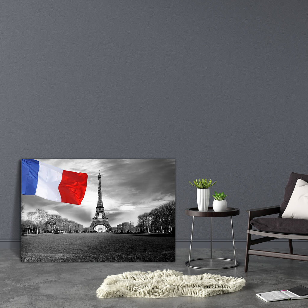 Eiffel Tower With Flag Of France In Paris City Canvas Painting Synthetic Frame-Paintings MDF Framing-AFF_FR-IC 5001613 IC 5001613, Architecture, Automobiles, Cities, City Views, Flags, French, God Ram, Hinduism, Landmarks, Landscapes, Panorama, People, Places, Scenic, Skylines, Sunrises, Sunsets, Transportation, Travel, Urban, Vehicles, eiffel, tower, with, flag, of, france, in, paris, city, canvas, painting, synthetic, frame, skyline, architectural, beautiful, blaze, blossom, building, capital, landscape, 