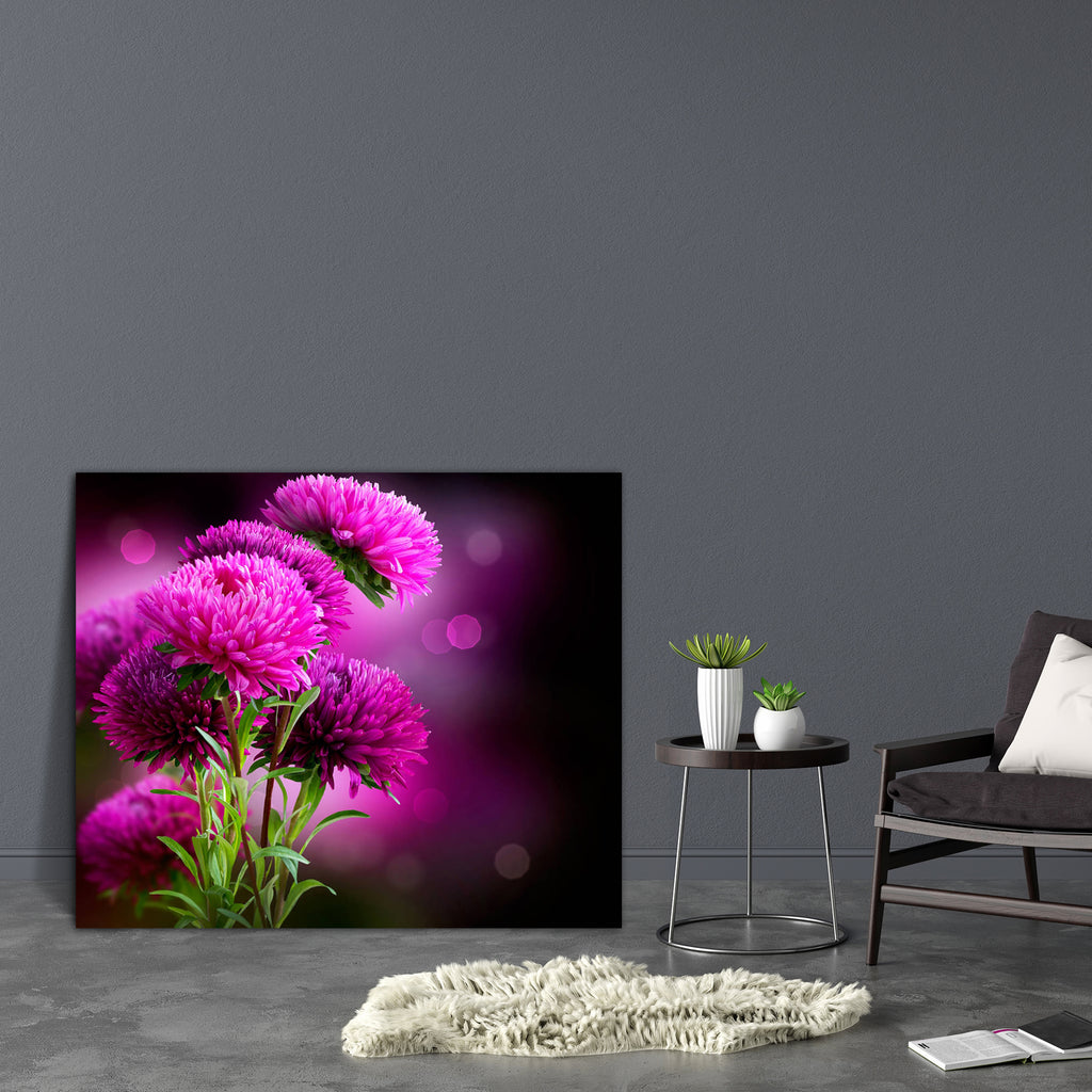 Autumn Flowers Canvas Painting Synthetic Frame-Paintings MDF Framing-AFF_FR-IC 5001625 IC 5001625, Art and Paintings, Black, Black and White, Botanical, Calligraphy, Floral, Flowers, Holidays, Nature, Patterns, Scenic, Signs, Signs and Symbols, Space, Text, autumn, canvas, painting, synthetic, frame, flower, fleur, purple, art, aster, asters, autumnal, background, beautiful, beauty, big, blink, blossom, bokeh, bouquet, bright, close, up, closeup, color, colour, copy, dahlia, dark, decoration, design, garden