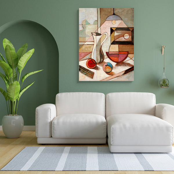 Artwork Of Still Life Canvas Painting Synthetic Frame-Paintings MDF Framing-AFF_FR-IC 5001635 IC 5001635, Abstract Expressionism, Abstracts, Art and Paintings, Fine Art Reprint, Fruit and Vegetable, Fruits, Paintings, Patterns, Semi Abstract, Still Life, artwork, of, still, life, canvas, painting, for, bedroom, living, room, engineered, wood, frame, oil, abstract, art, nature, morte, fine, fruit, artistic, background, color, light, pattern, pitcher, textured, wallpaper, window, artzfolio, wall decor for liv